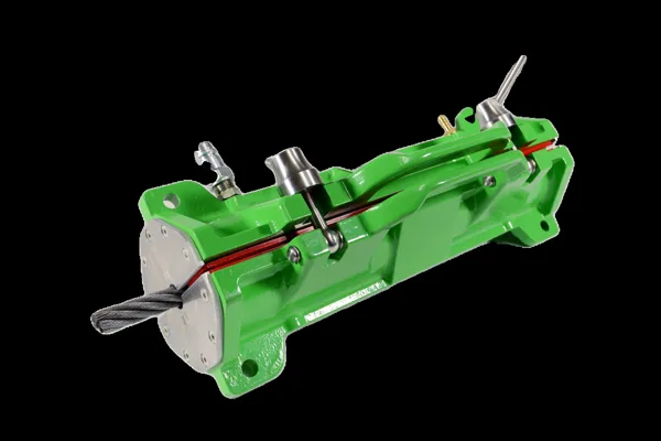 Viper wire rope lubricator, closed